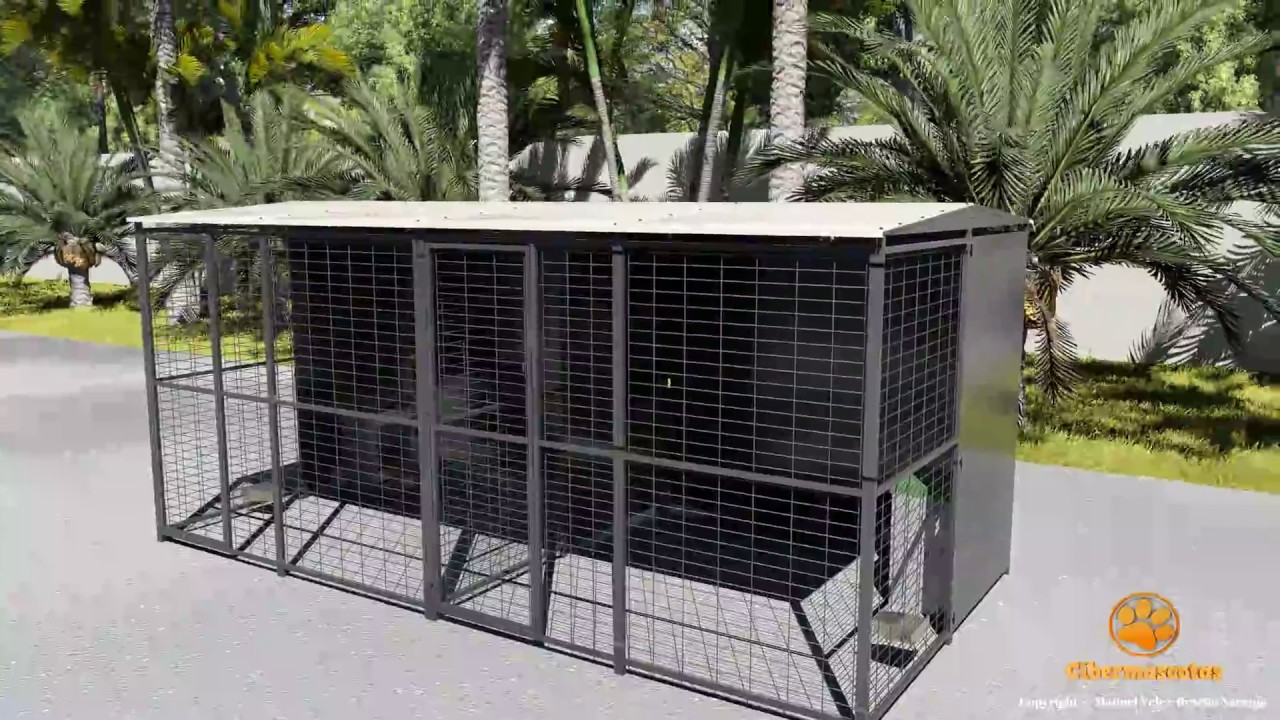 Cómo construir una perrera de obra para perros grandes
